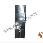 SS VERTICAL STORAGE CABINET WITH DOORS