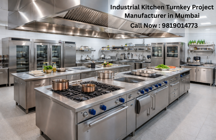 Industrial Kitchen Turnkey Project Manufacturer in Mumbai