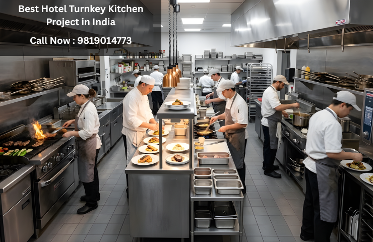 Best Hotel Turnkey Kitchen Project in India