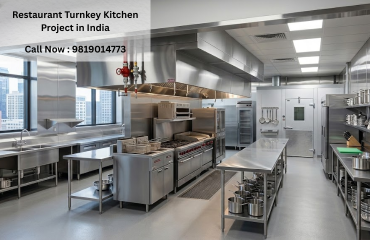 Restaurant Turnkey Kitchen Project in India