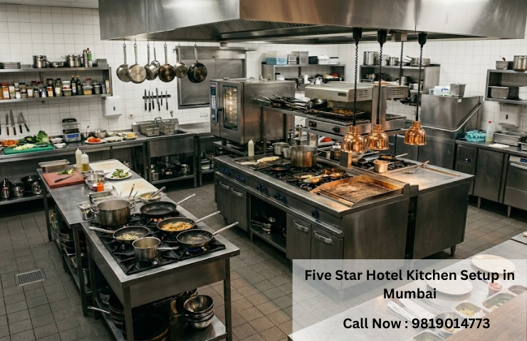Five Star Hotel Kitchen Setup in Mumbai