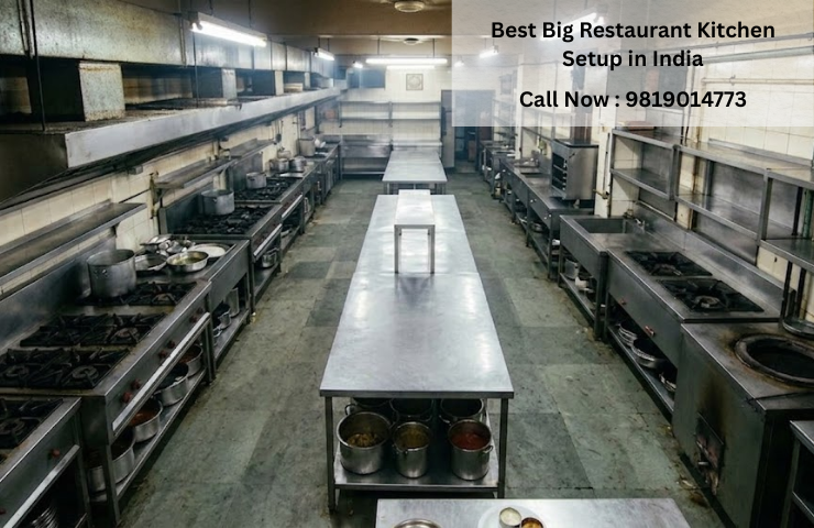Best Big Restaurant Kitchen Setup in India