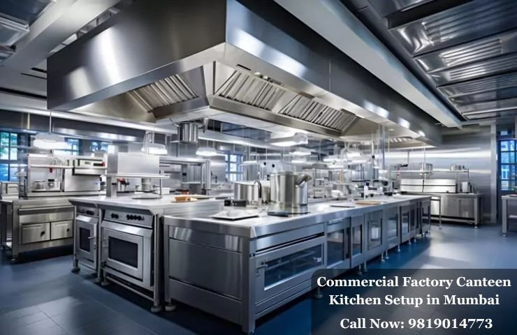 Commercial Factory Canteen Kitchen Setup in Mumbai (1)