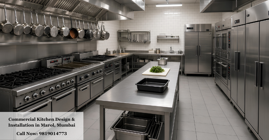 Commercial Kitchen Design & Installation in Marol, Mumbai