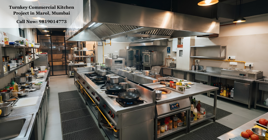 Turnkey Commercial Kitchen Project in Marol, Mumbai